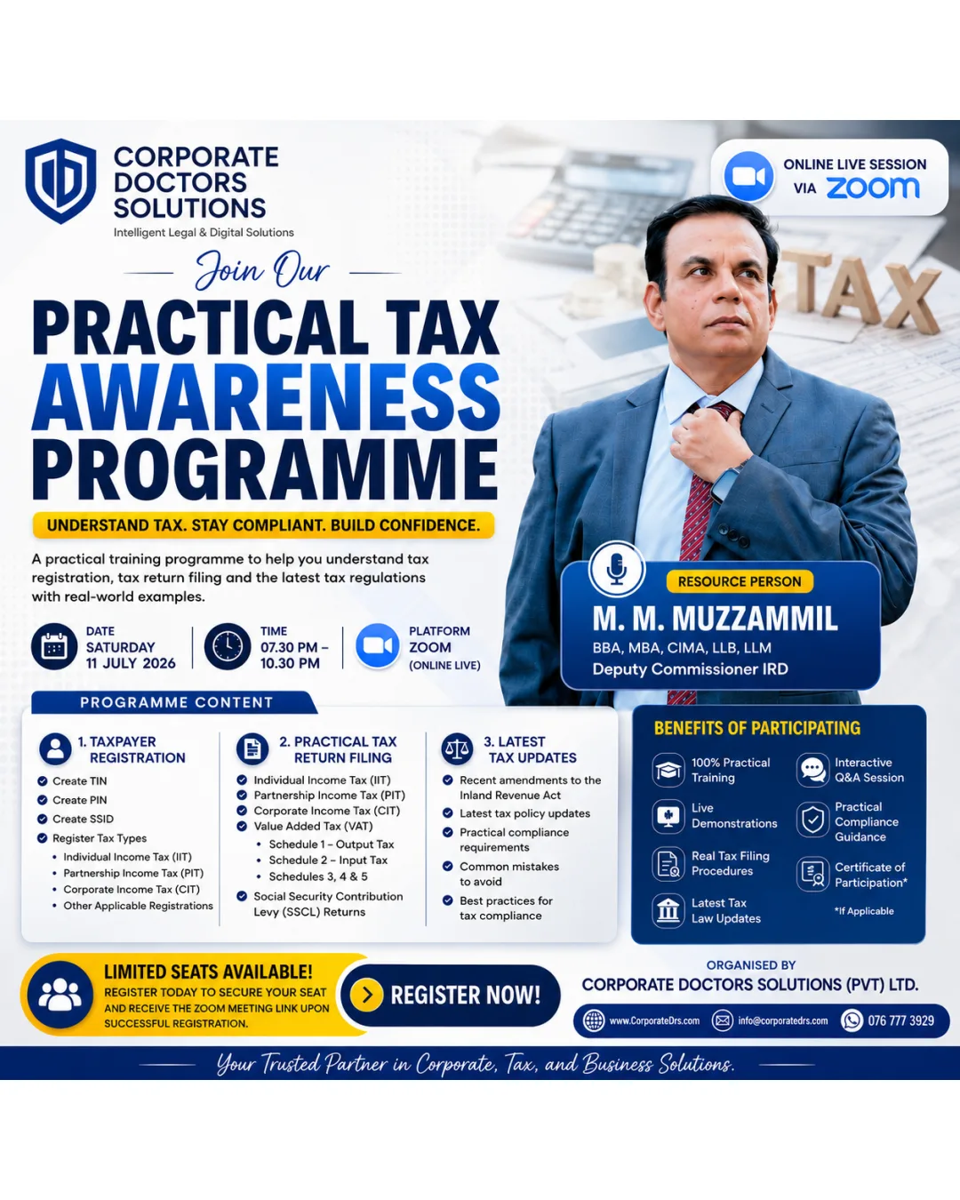 PRACTICAL TAX AWARENESS PROGRAMME – Join Online